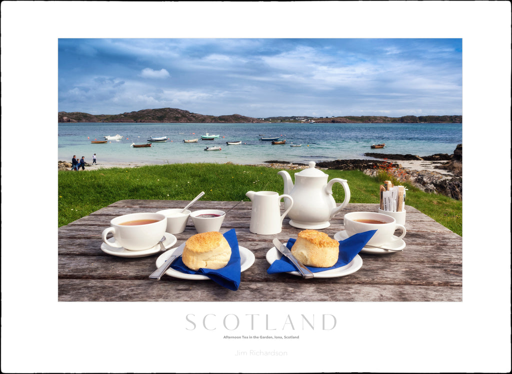 Tea at Argyle Hotel, Iona, Scotland