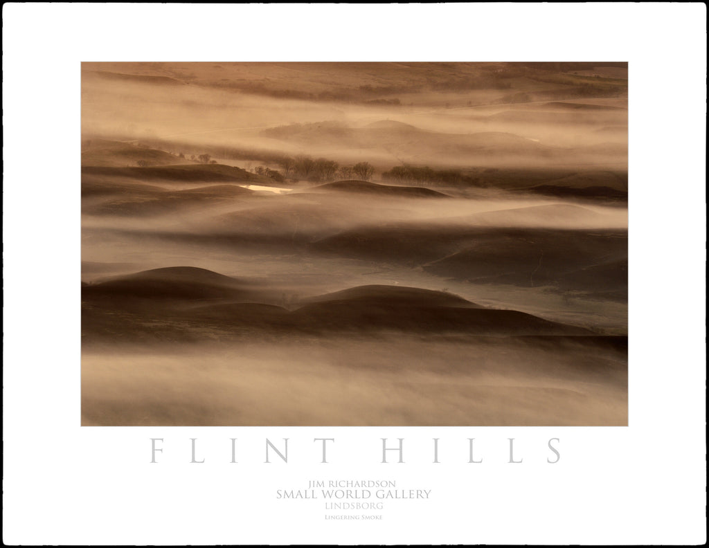 Lingering Smoke - Flint Hills of KS