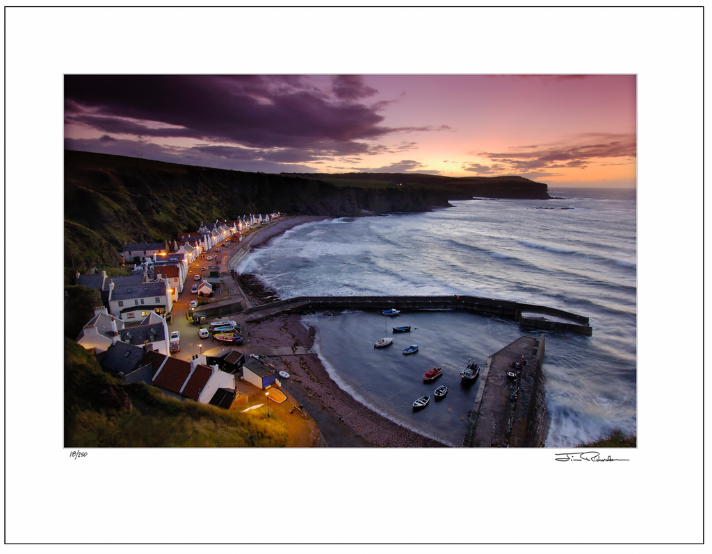 Evening at Pennan, Highlands,  Scotland