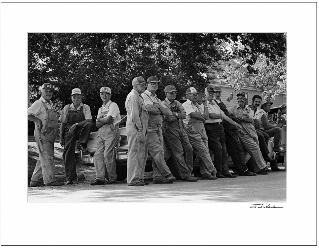 Saturday Morning Auction in Town, Cuba, Kansas