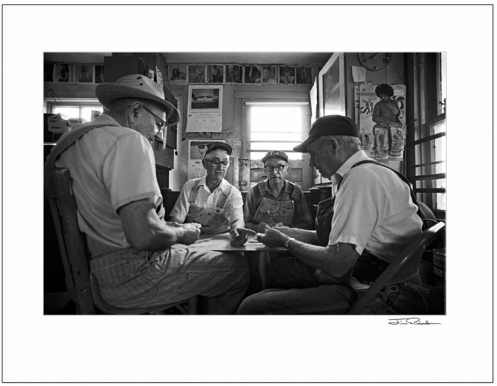 Playing Pitch at Wes's Champlin Station, Cuba, Kansas