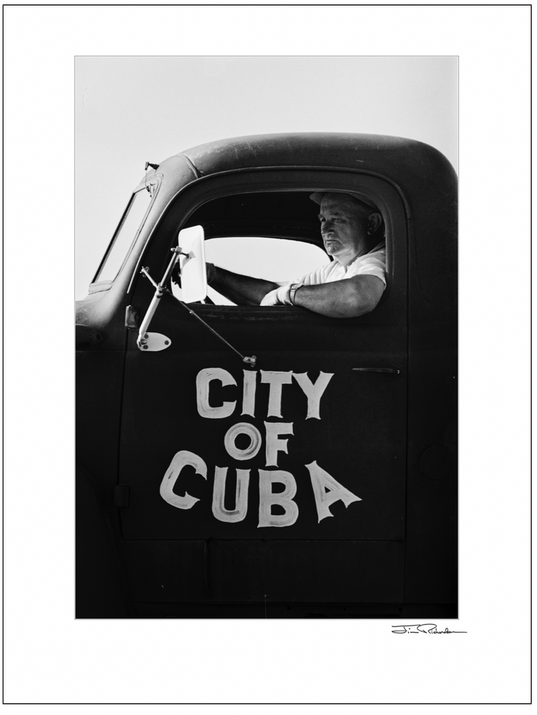 Mayor in the City Truck, Cuba, Kansas