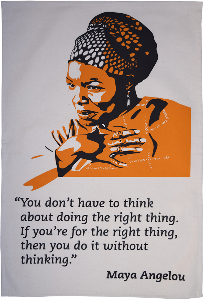 Maya Angelou Tea Towel