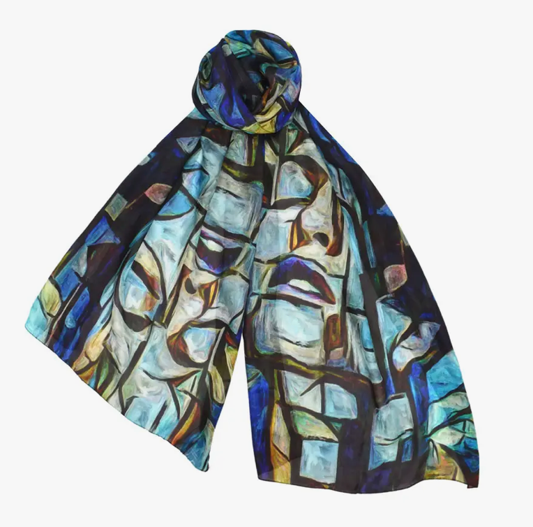 Frankie Artful Silk Scarf