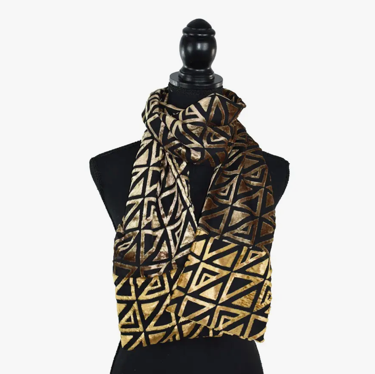 Nebula Velvet Muffler Scarf