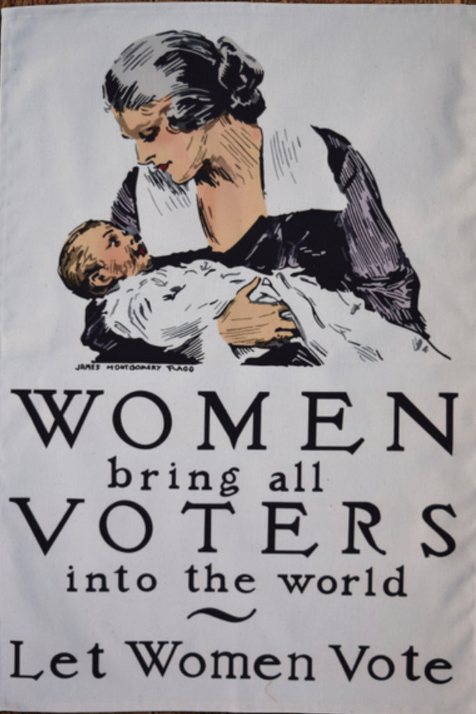 Let Women Vote Tea Towel