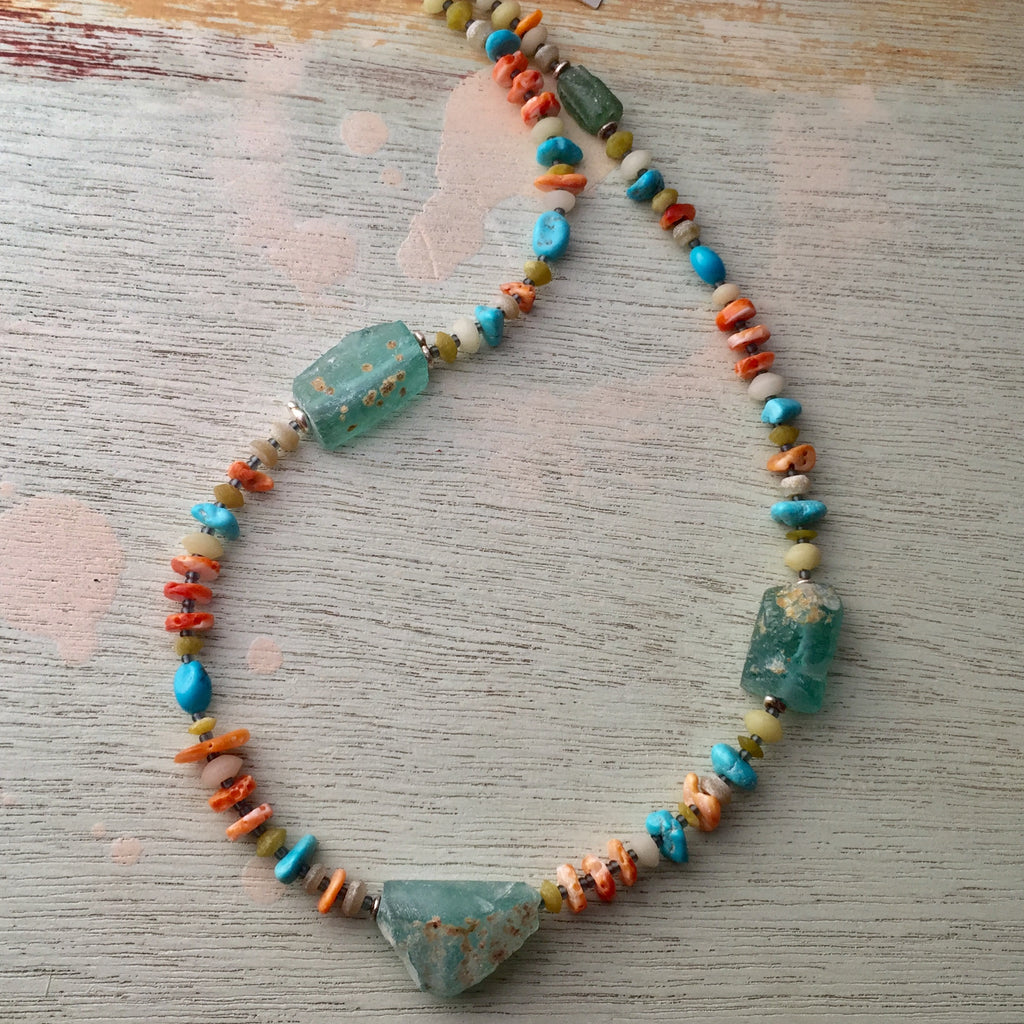 Ancient Glass & Turquoise