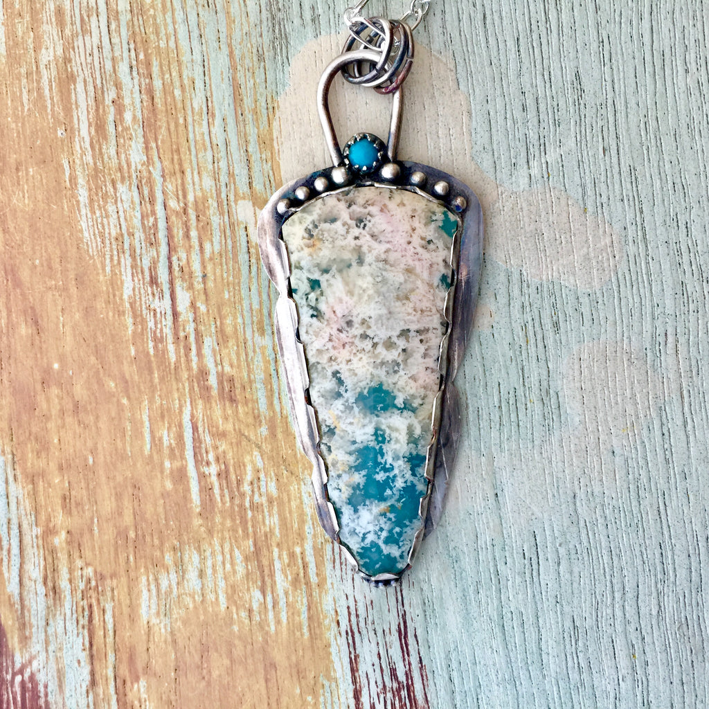 Coral Sea Agate Necklace